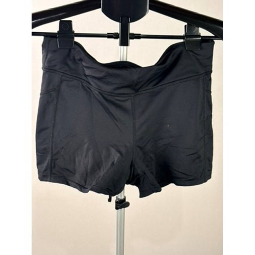 Xersion Womens Black Fitted Athletic Workout Shorts Size M RN93677